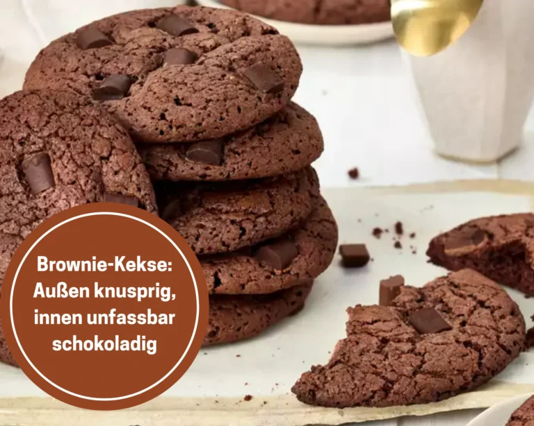 Brownie-Kekse: Außen knusprig, innen unfassbar schokoladig