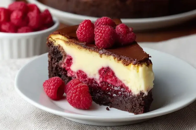 Himbeer-Brownie-Cheesecake – Fudgy, cremig & das ultimative Dessert für jeden Anlass