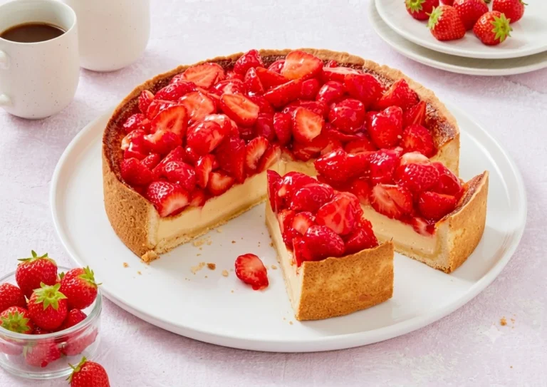 Erdbeer-Torte mit Vanillecreme