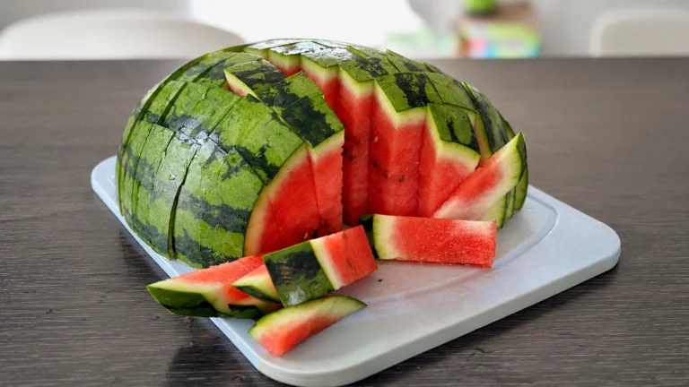 Wassermelone schneiden – So einfach wird's zum Kunstwerk auf dem Tisch